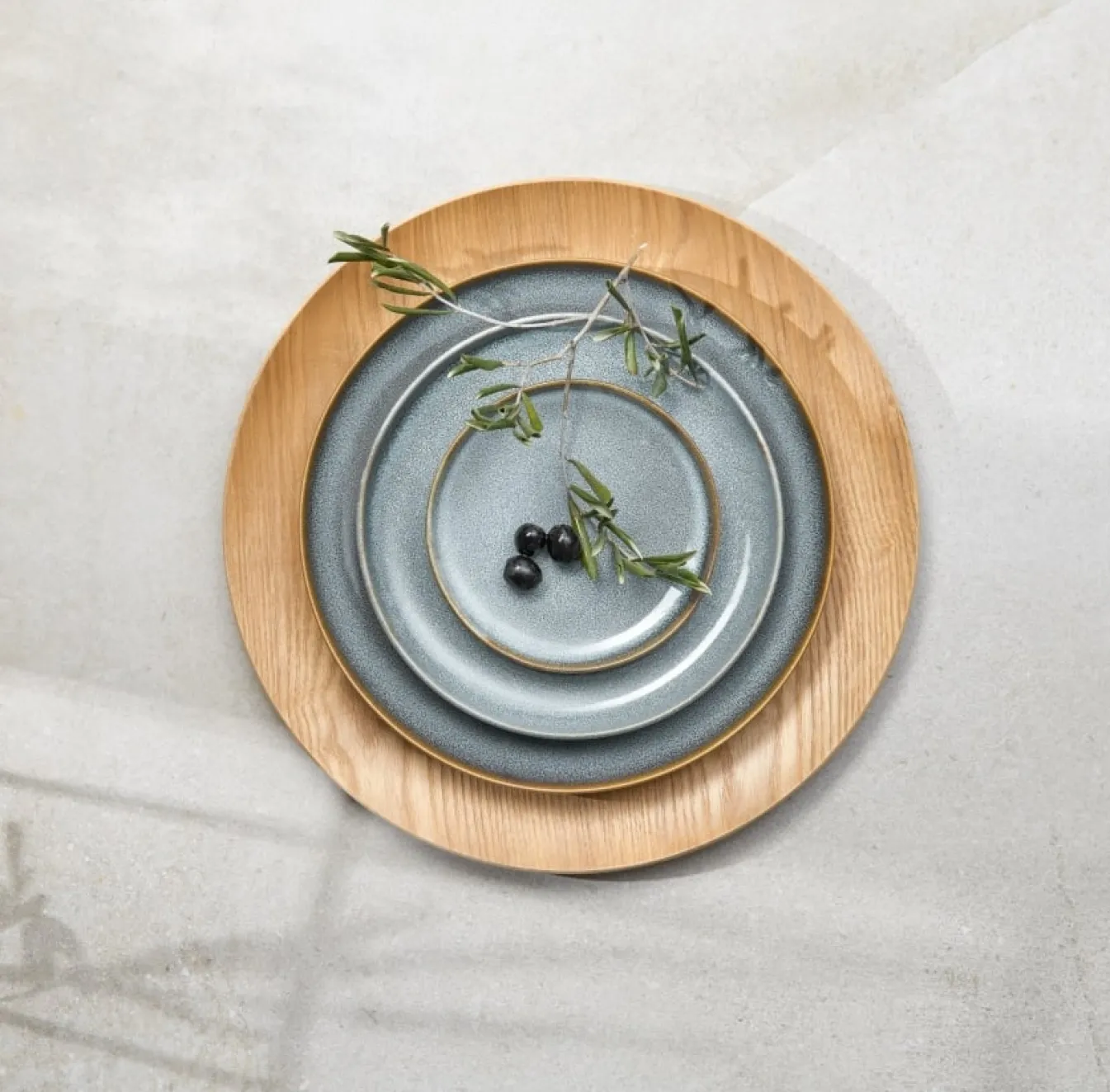 Best Sale Bath & Living ASA Selection SAISONS flat plate 15 cm color Denim (blue) Denim-118