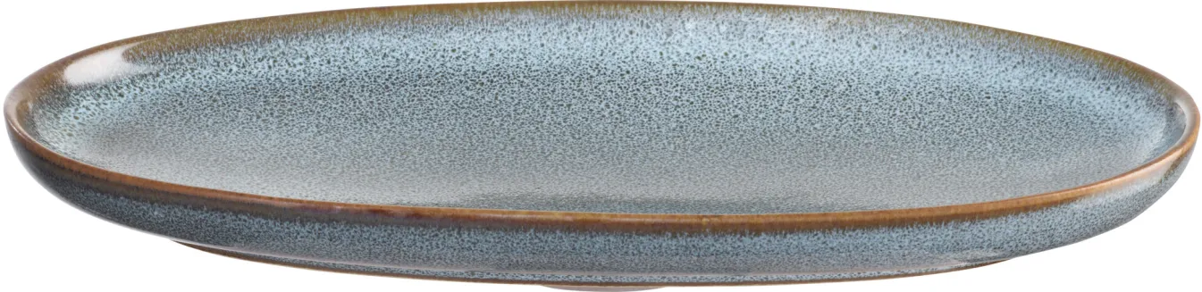 Hot Bath & Living ASA Selection SAISONS flat plate oval 20 cm color Denim (blue) Denim-118