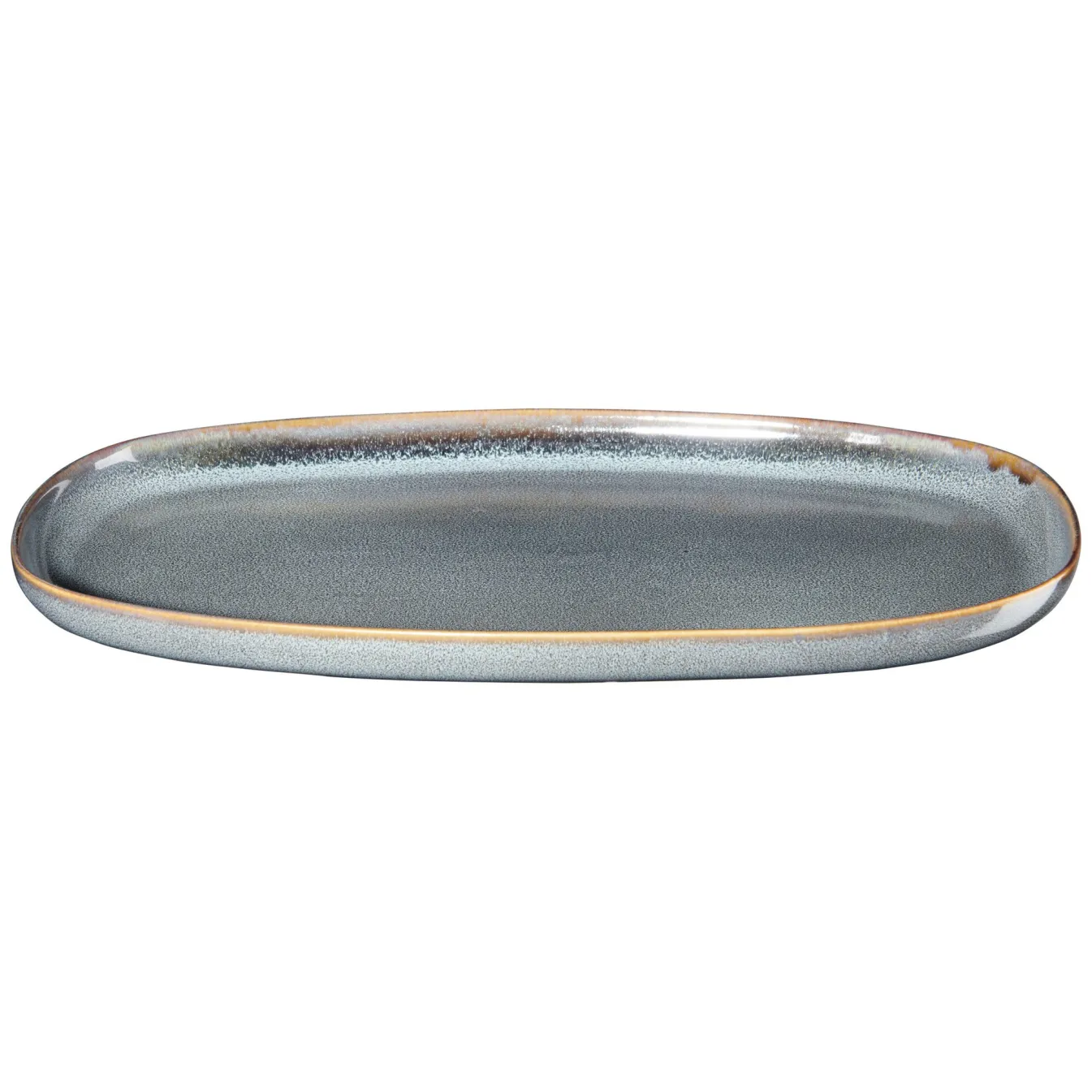 Hot Bath & Living ASA Selection SAISONS flat plate oval 31 cm color Denim (blue) Denim-118