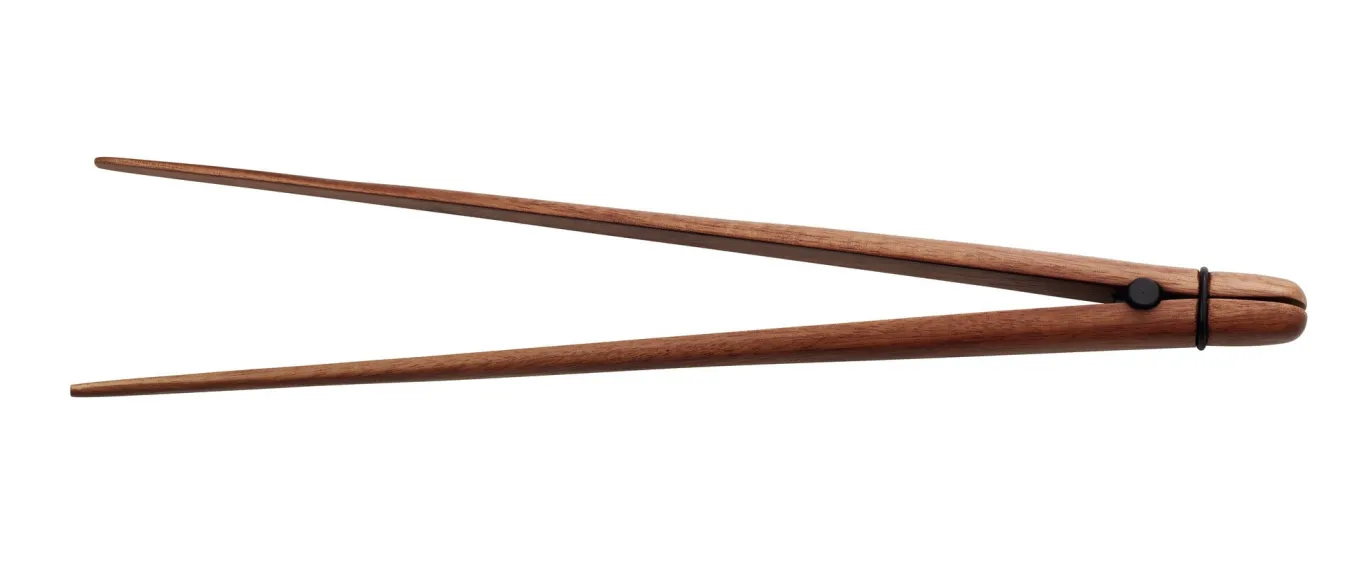 New Bath & Living ASA Selection WOOD wooden tongs 33 cm Dark