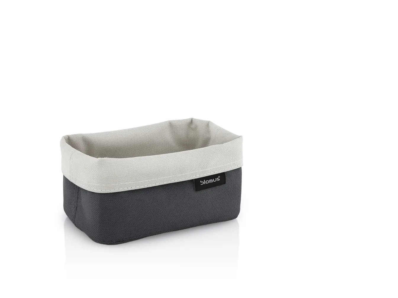 Hot Bath & Living Blomus ARA storage basket 2-sided (Medium) 68894 Anthracite