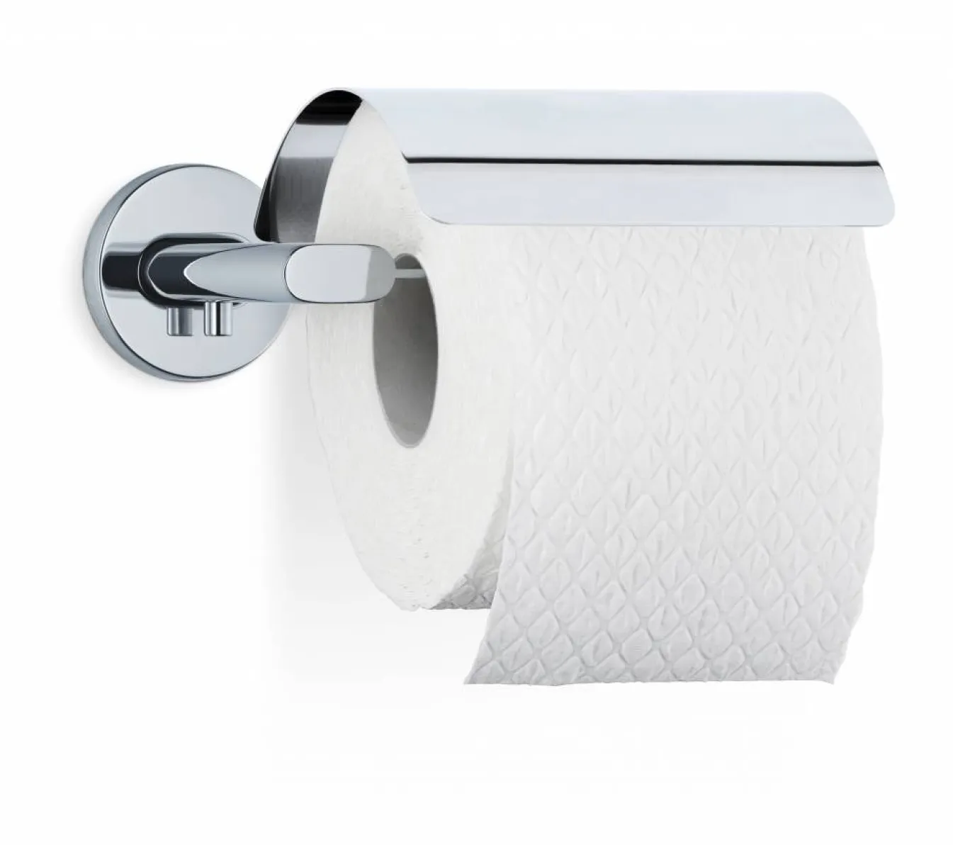 Outlet Bath & Living Blomus AREO toilet roll holder with flap (gloss) 68910