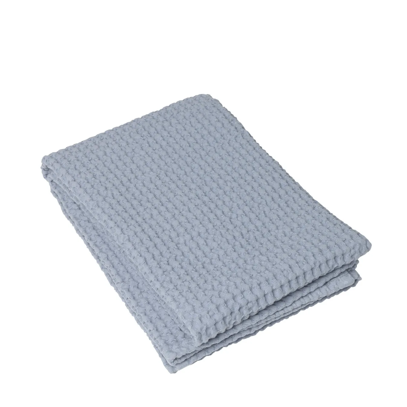 Online Bath & Living Blomus Bath towel CARO waffle pattern 70x140 cm color Ashley Blue (69182) AshleyBlue