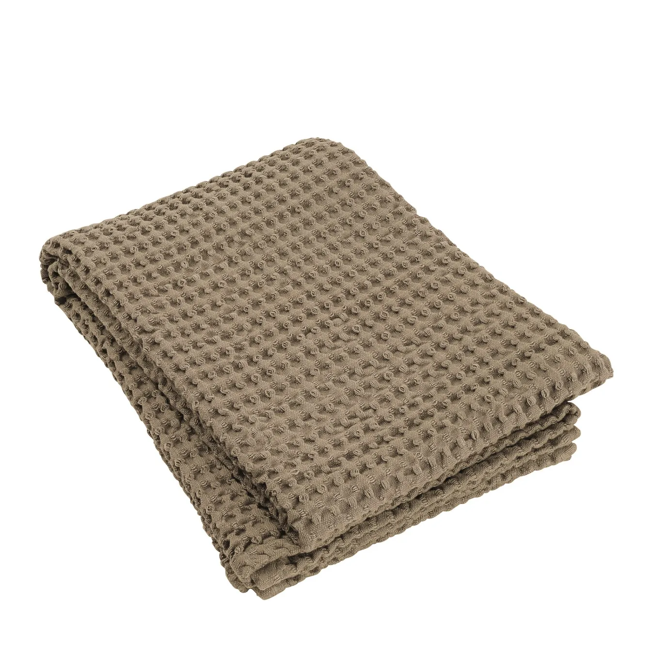 Outlet Bath & Living Blomus Bath towel CARO waffle pattern 70x140 cm color (66388) Tan