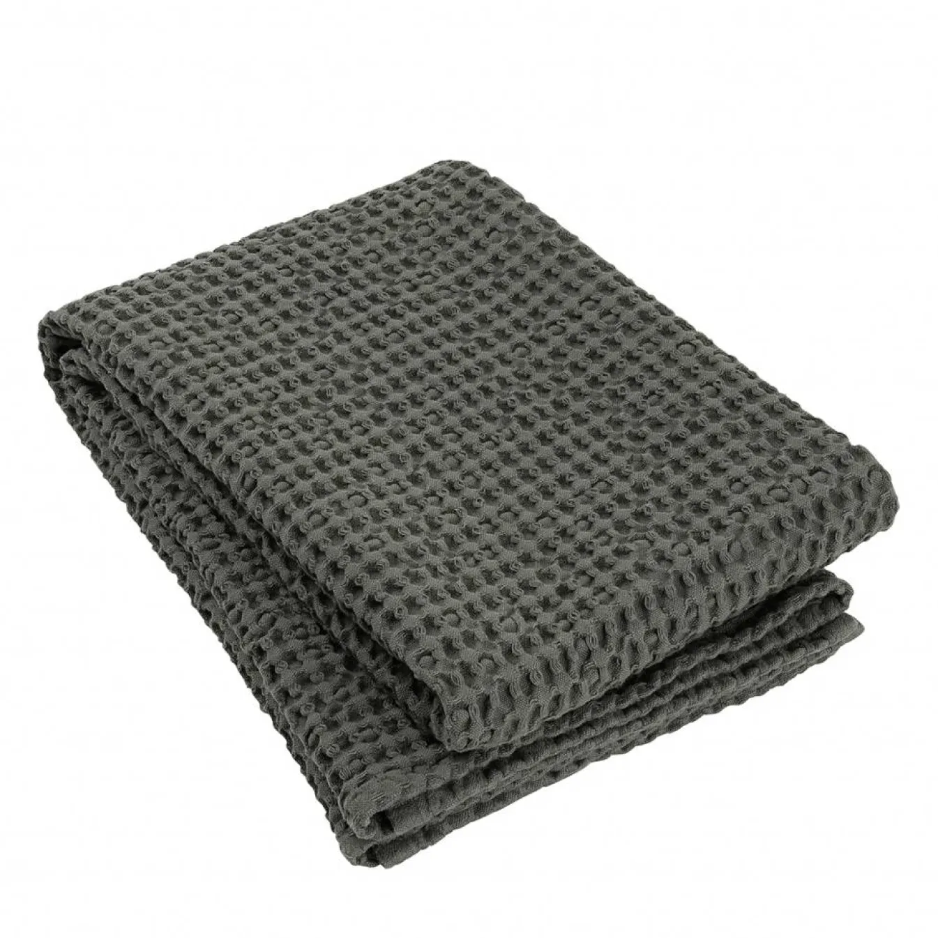 Hot Bath & Living Blomus Bath towel waffle pattern 70x140 cm CARO color Agave Green, olive green 400 gr / m² (68994) AgaveGreen