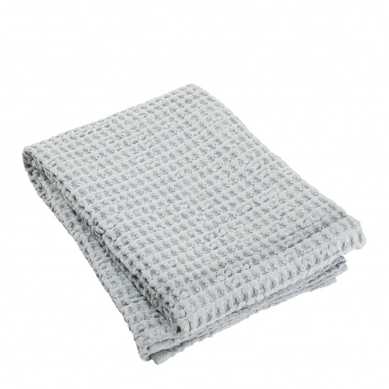 Fashion Bath & Living Blomus Bath towel waffle pattern 70x140 cm CARO color Micro Chip, light gray, 400 gr / m² (68998) MicroChip(lightgrey)