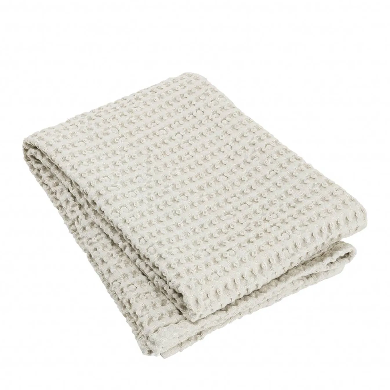 Hot Bath & Living Blomus Bath towel waffle pattern 70x140 cm CARO color , 400 gr/m² (68996) Moonbeam