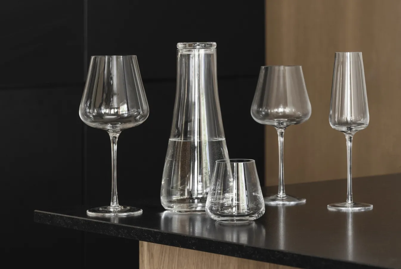 Fashion Bath & Living Blomus BELO champagne glasses clear glass (set/6) 64395 clearglass