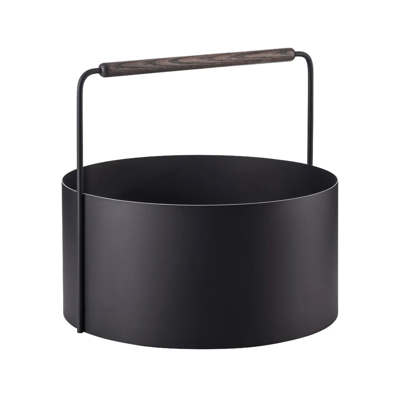 Clearance Bath & Living Blomus Blomus ASHI firewood basket brown large black(brownhandle)