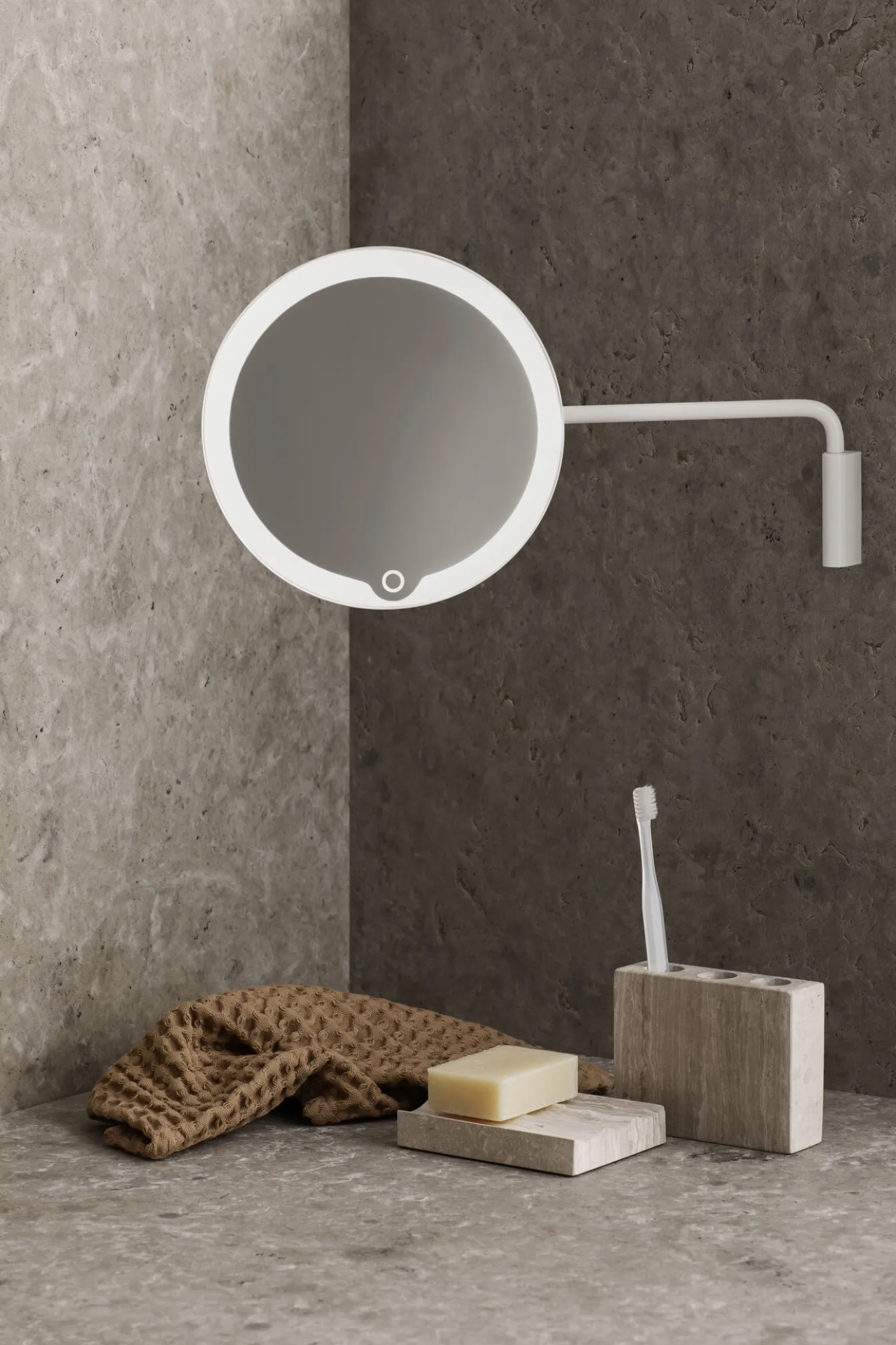 Cheap Bath & Living Blomus Blomus MODO LED cosmetic mirror wall gloss