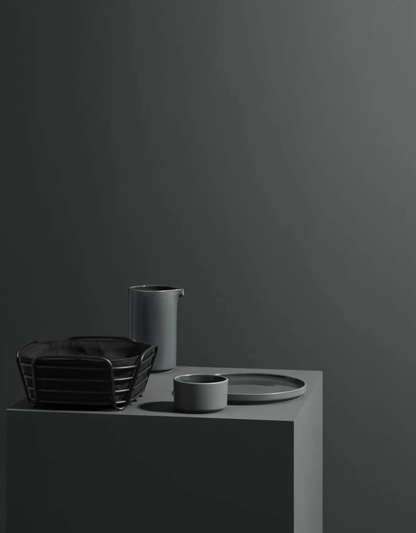 New Bath & Living Blomus DELARA bread basket color (63872) 25x25 cm Black