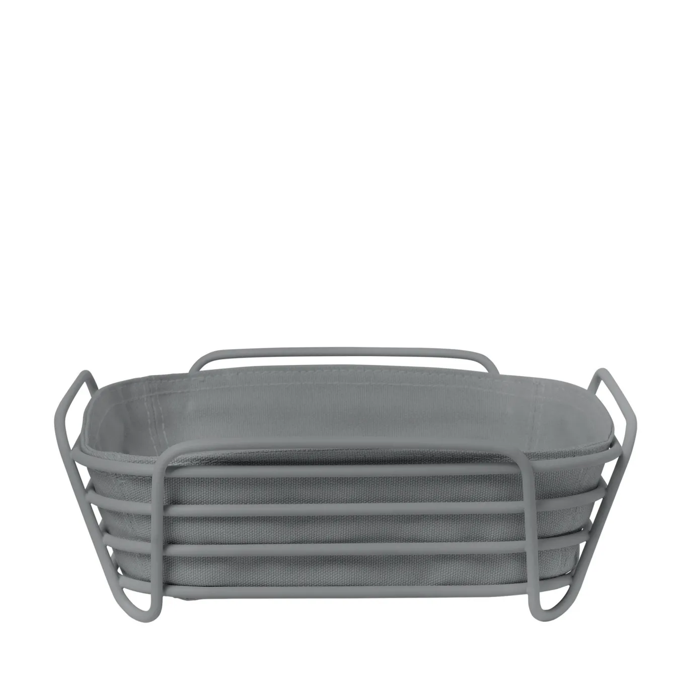 Clearance Bath & Living Blomus DELARA bread basket color (64073) 26x26 cm Sharkskin