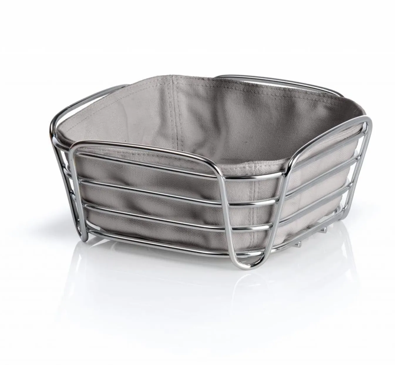 Shop Bath & Living Blomus DELARA bread basket color (63667) 20x20 cm Taupe