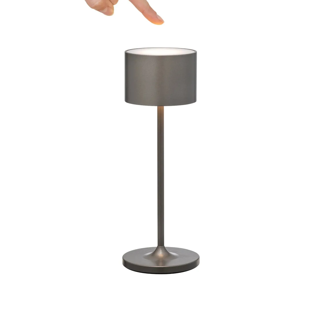 Best Bath & Living Blomus FAROL table lamp color Burned Metal (mini) 67050 BurnedMetal