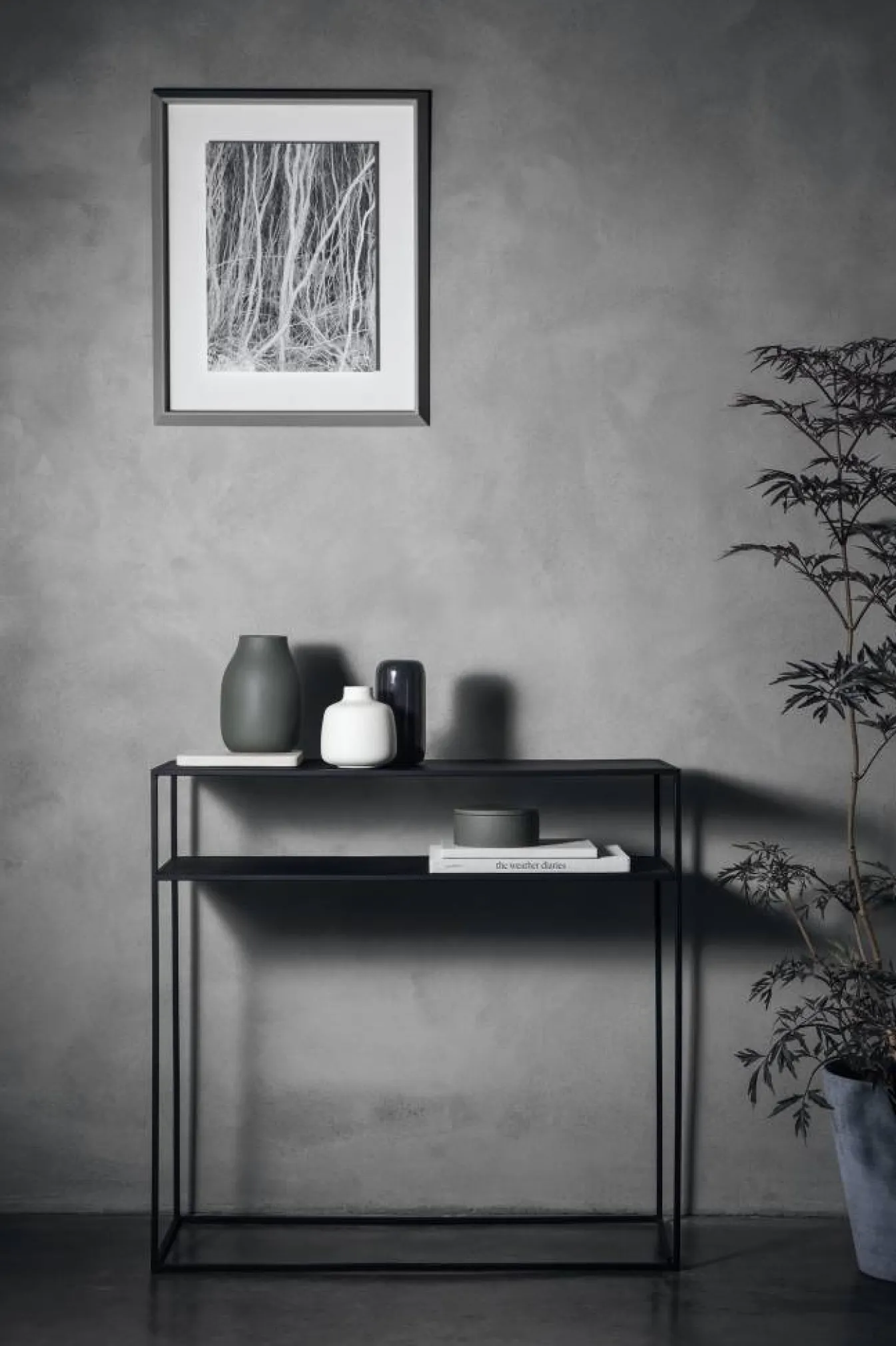 Store Bath & Living Blomus FERA console table Steel Gray (65986) SteelGrey