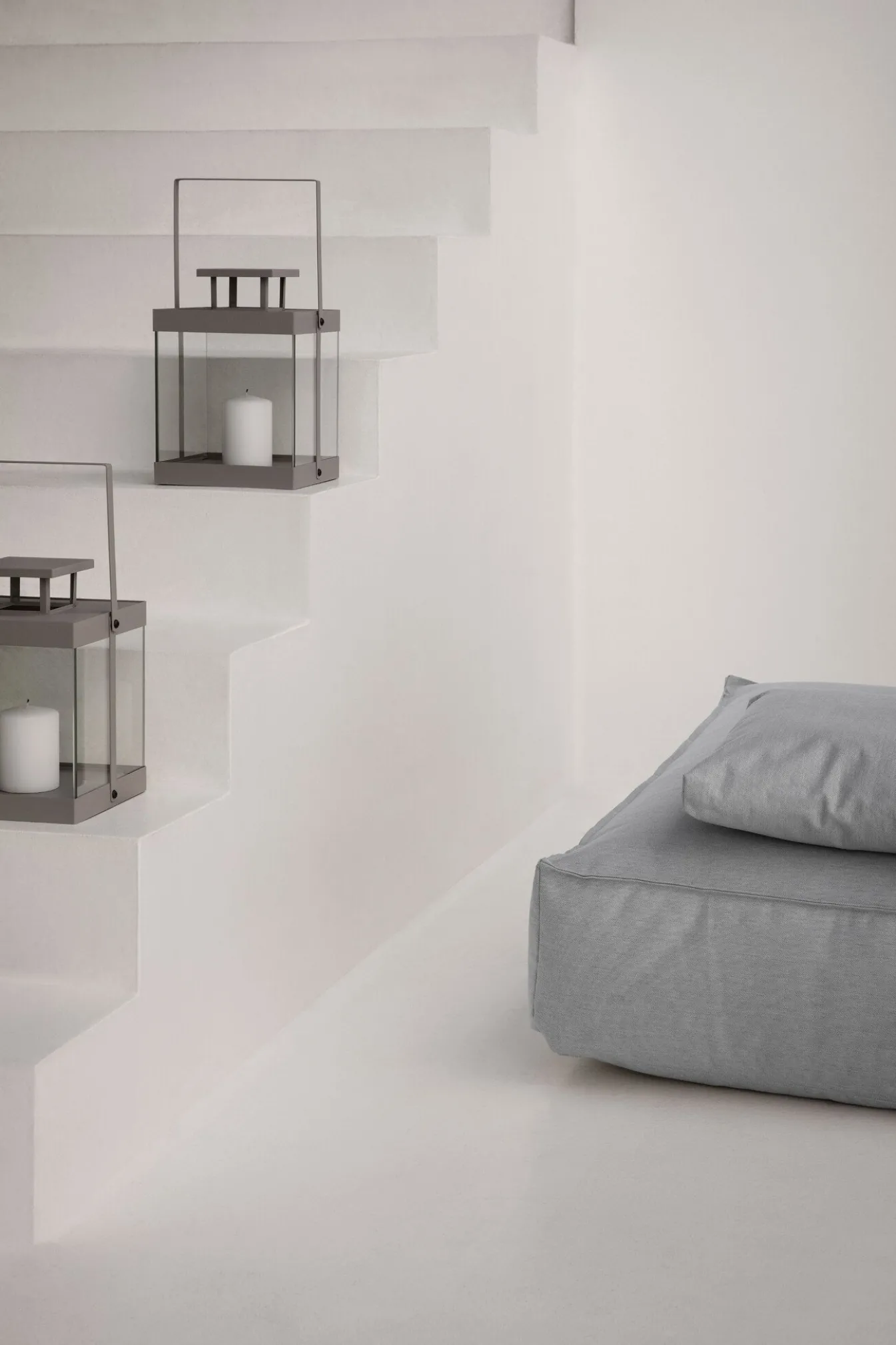Outlet Bath & Living Blomus FINCA lantern color Steel Gray (small) 66186 SteelGrey