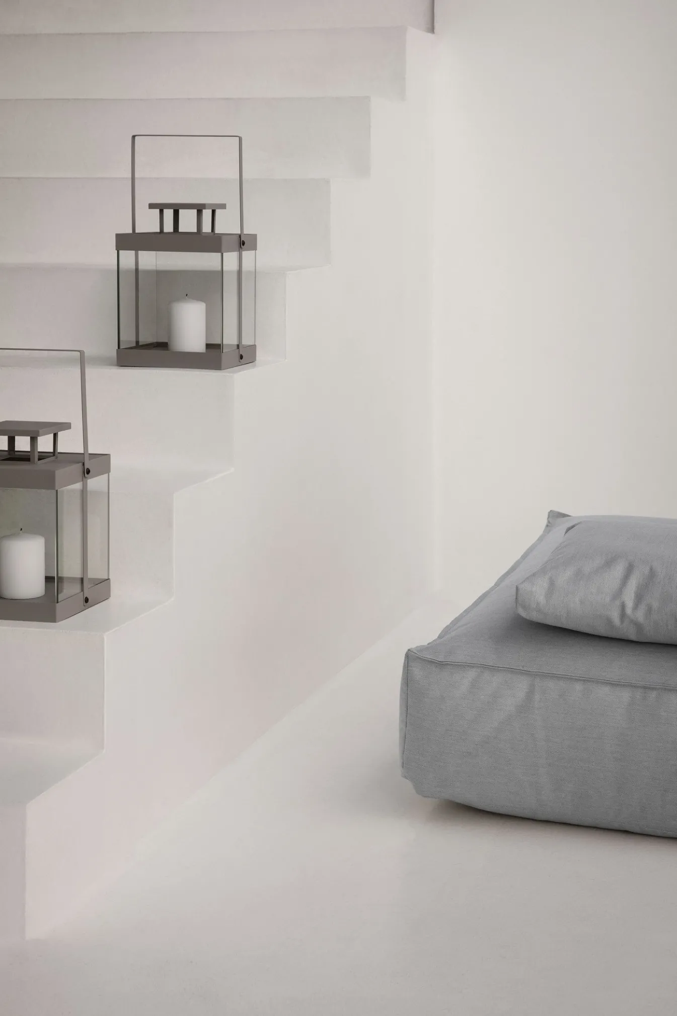 Best Sale Bath & Living Blomus FINCA lantern color Steel Gray (small) 66178 SteelGrey