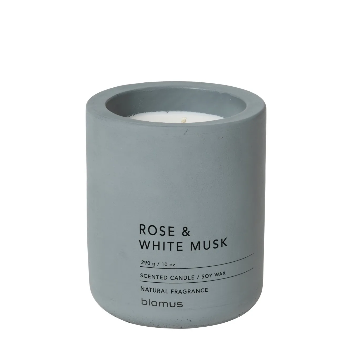 Discount Bath & Living Blomus FRAGA scented candle Rose  White Musk (290 grams) 65897