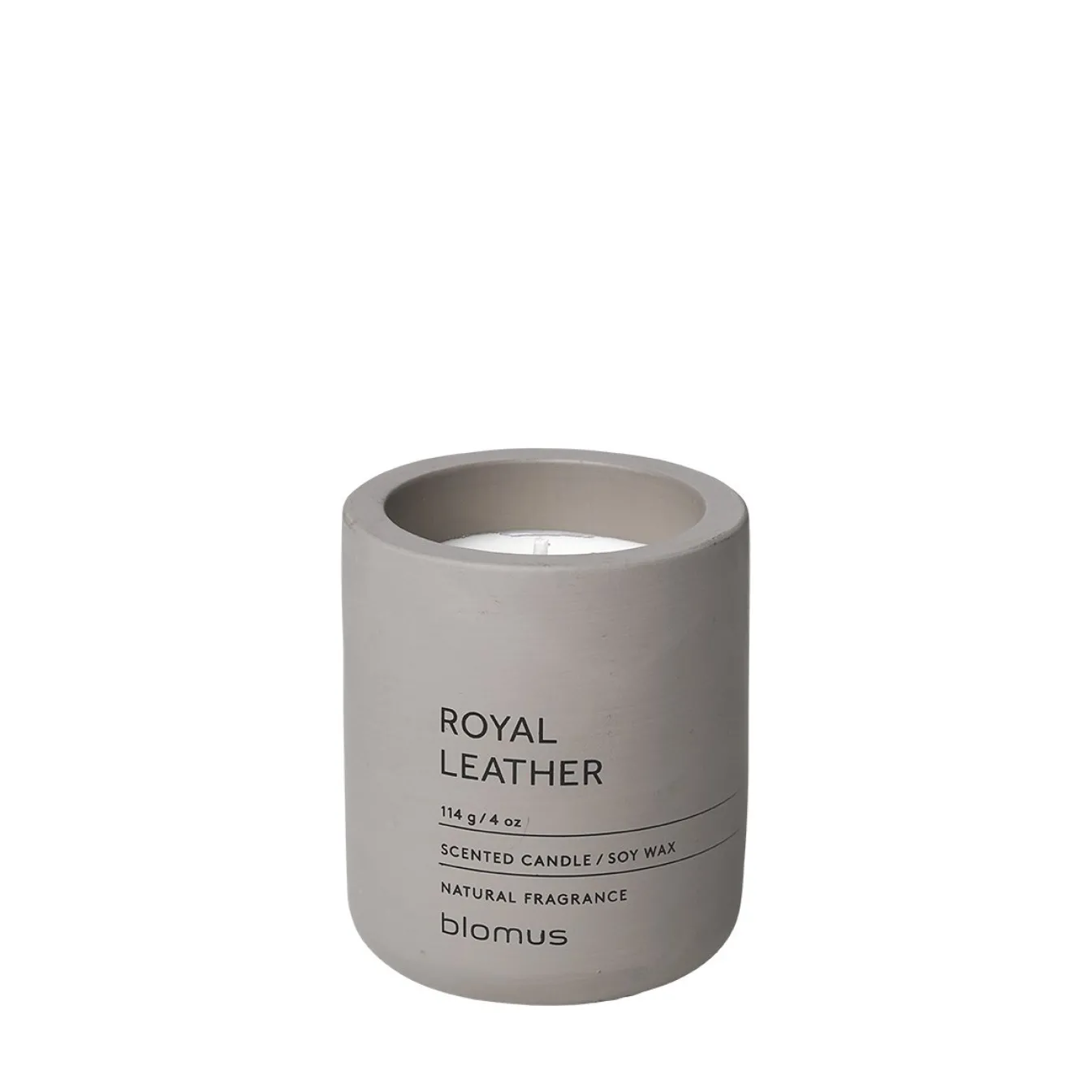 Best Bath & Living Blomus FRAGA scented candle Royal Leather (114 grams) 65950