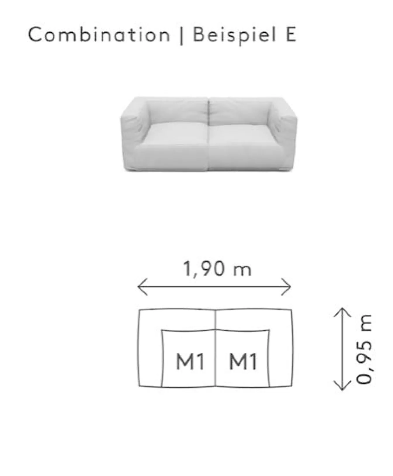 Cheap Bath & Living Blomus GROW lounge sofa E (.6206.E) Cloud