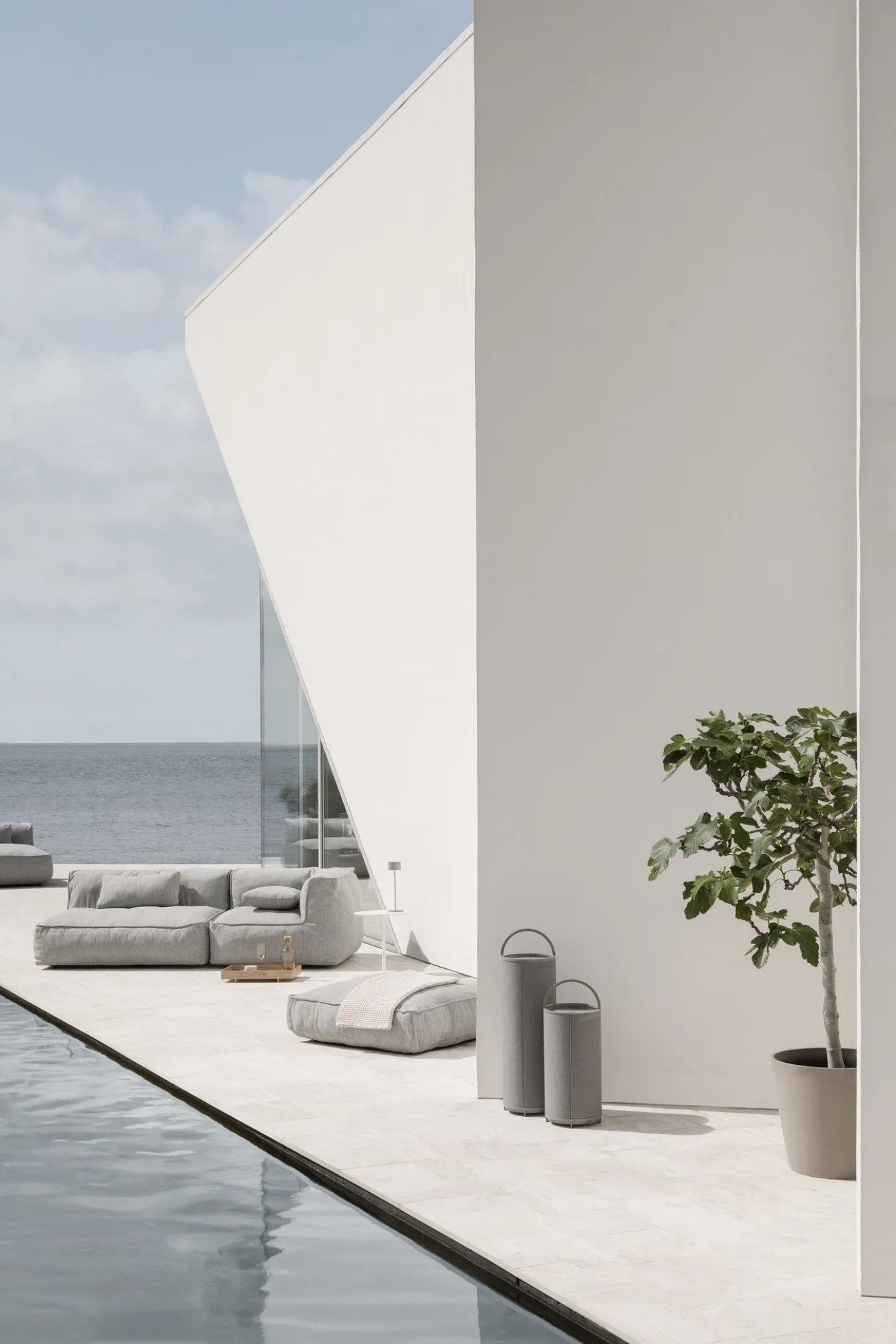 Outlet Bath & Living Blomus GROW module M1 (62060) - corner seat Cloud