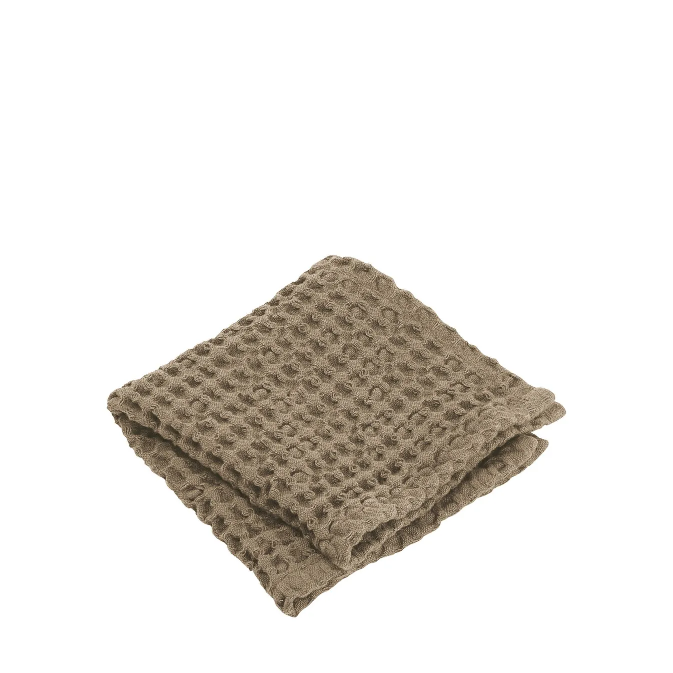 Fashion Bath & Living Blomus Guest towel CARO (set / 2) waffle pattern 30x30 cm color (66390) Tan