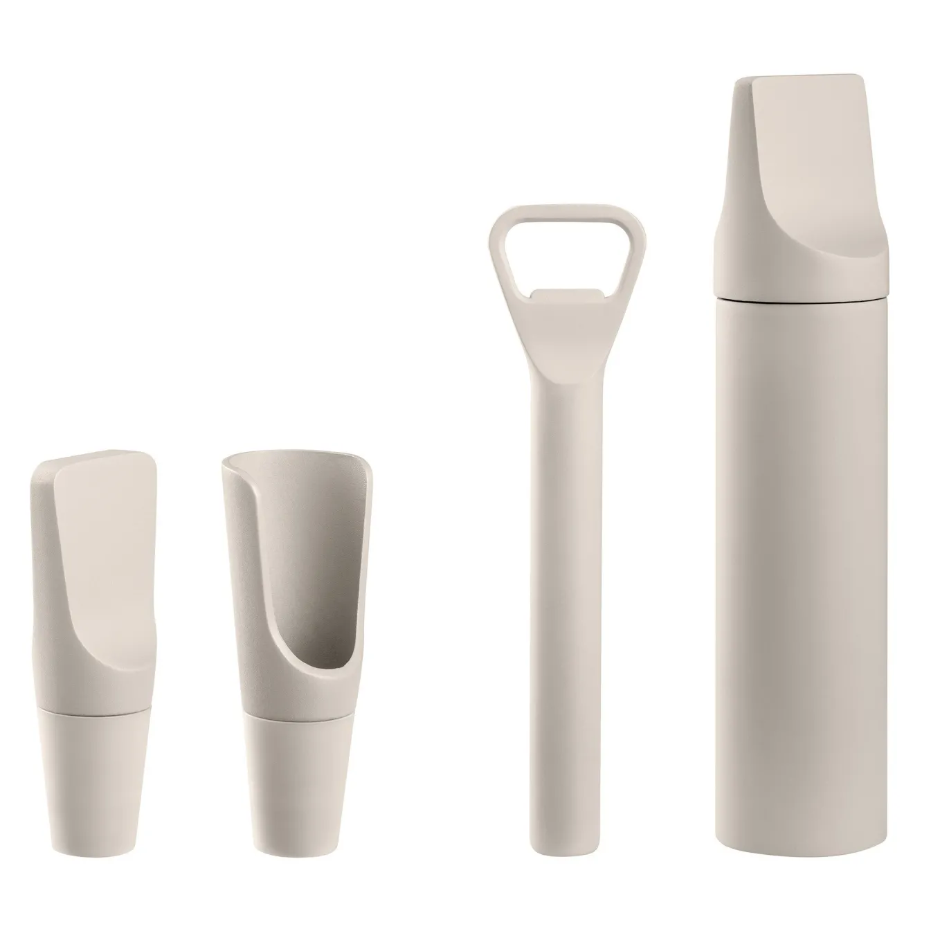 Flash Sale Bath & Living Blomus ILO wine accessories color set/4 - 64255 Moonbeam