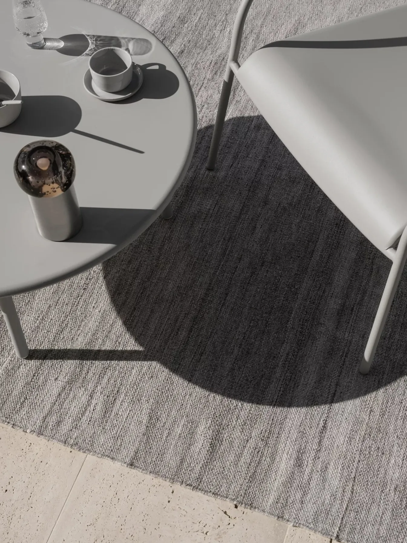 Sale Bath & Living Blomus KIVA outdoor rug color Beige Melange (small) BeigeMelange