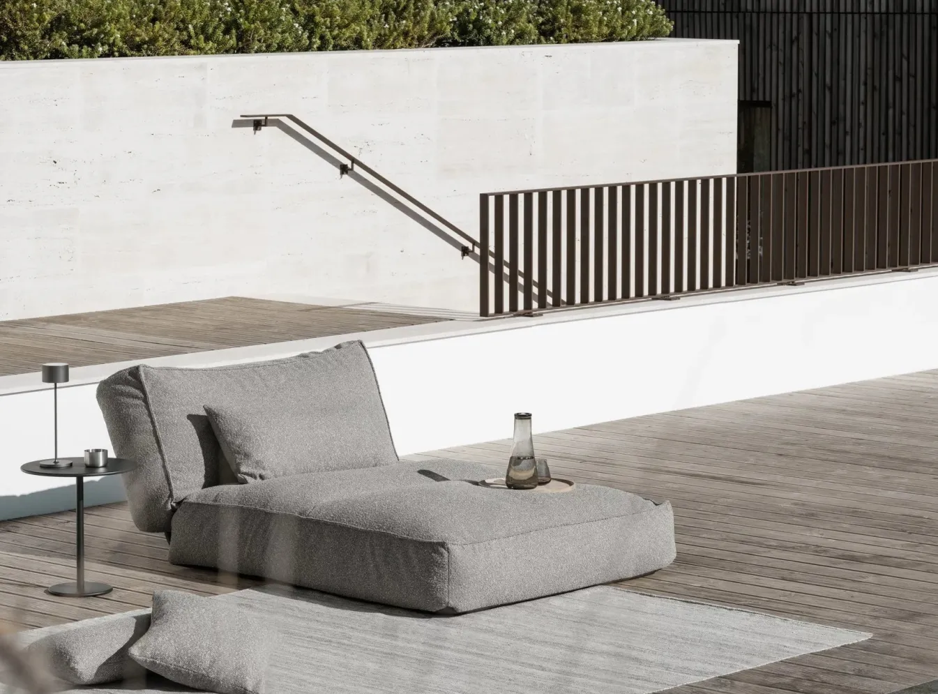 Sale Bath & Living Blomus KIVA outdoor rug color Cloud Melange (medium) CloudMelange