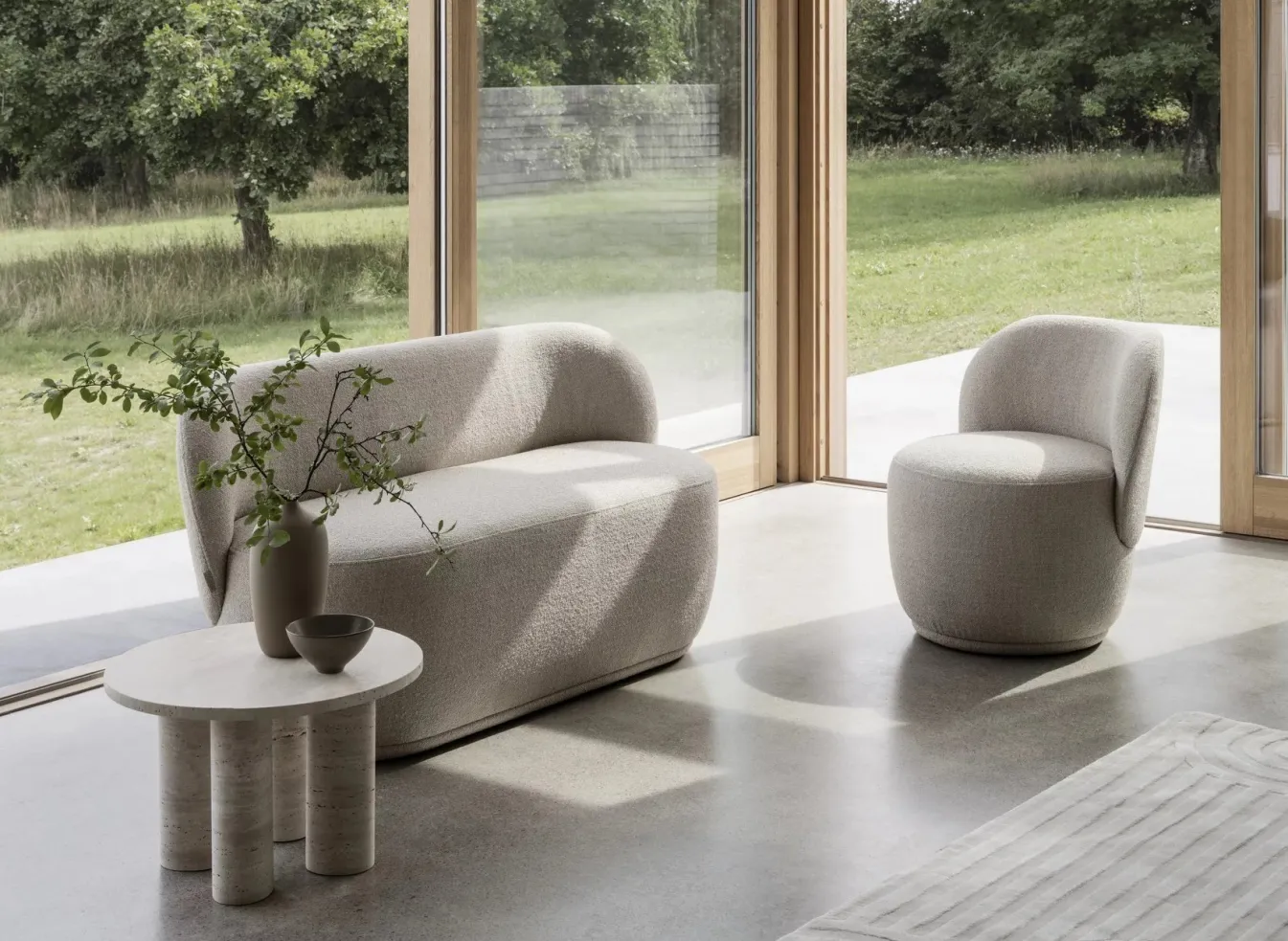 Sale Bath & Living Blomus KUON armchair color - 66997 Beige