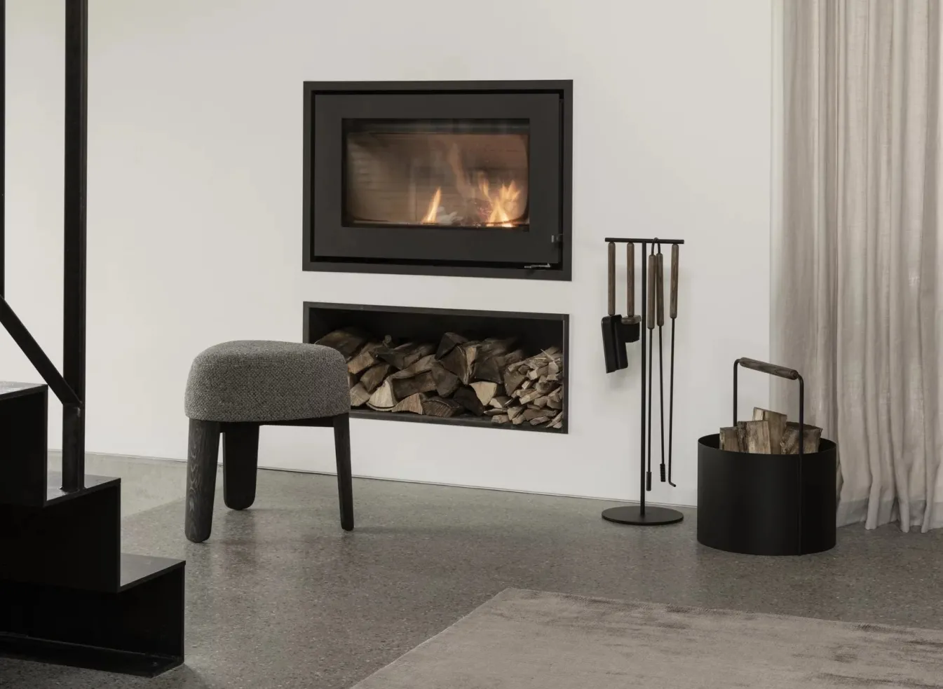 Cheap Bath & Living Blomus KUON footstool color (black) 66939 Desert