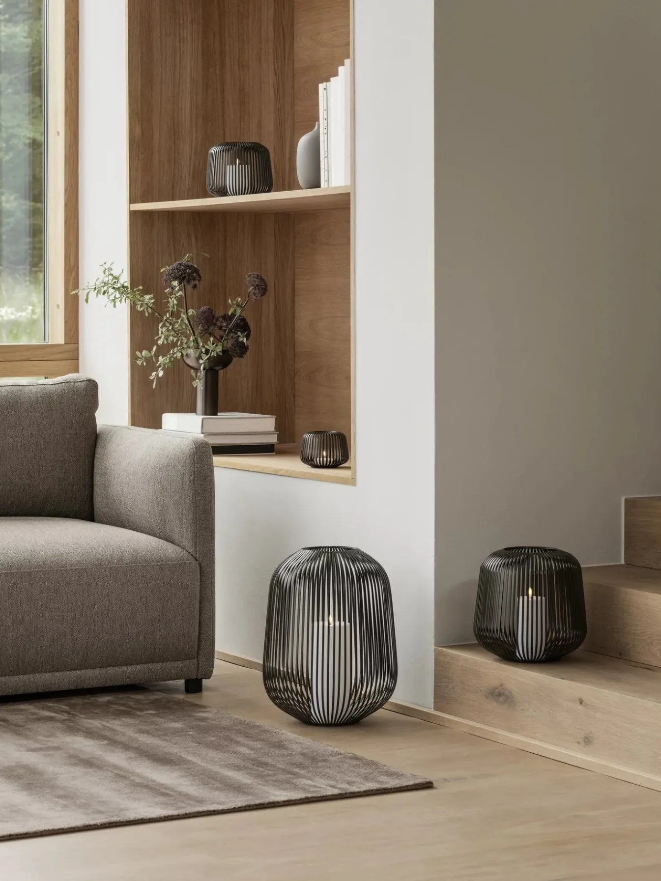Hot Bath & Living Blomus LITO lantern color Mourning Dove (medium) 66149 MourningDove
