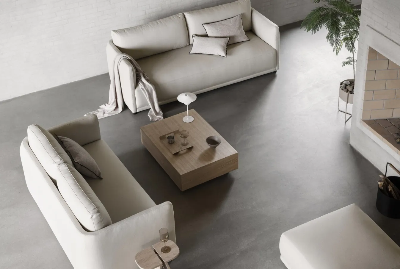 Outlet Bath & Living Blomus LUA sofa - ottoman samplesavailableinstore