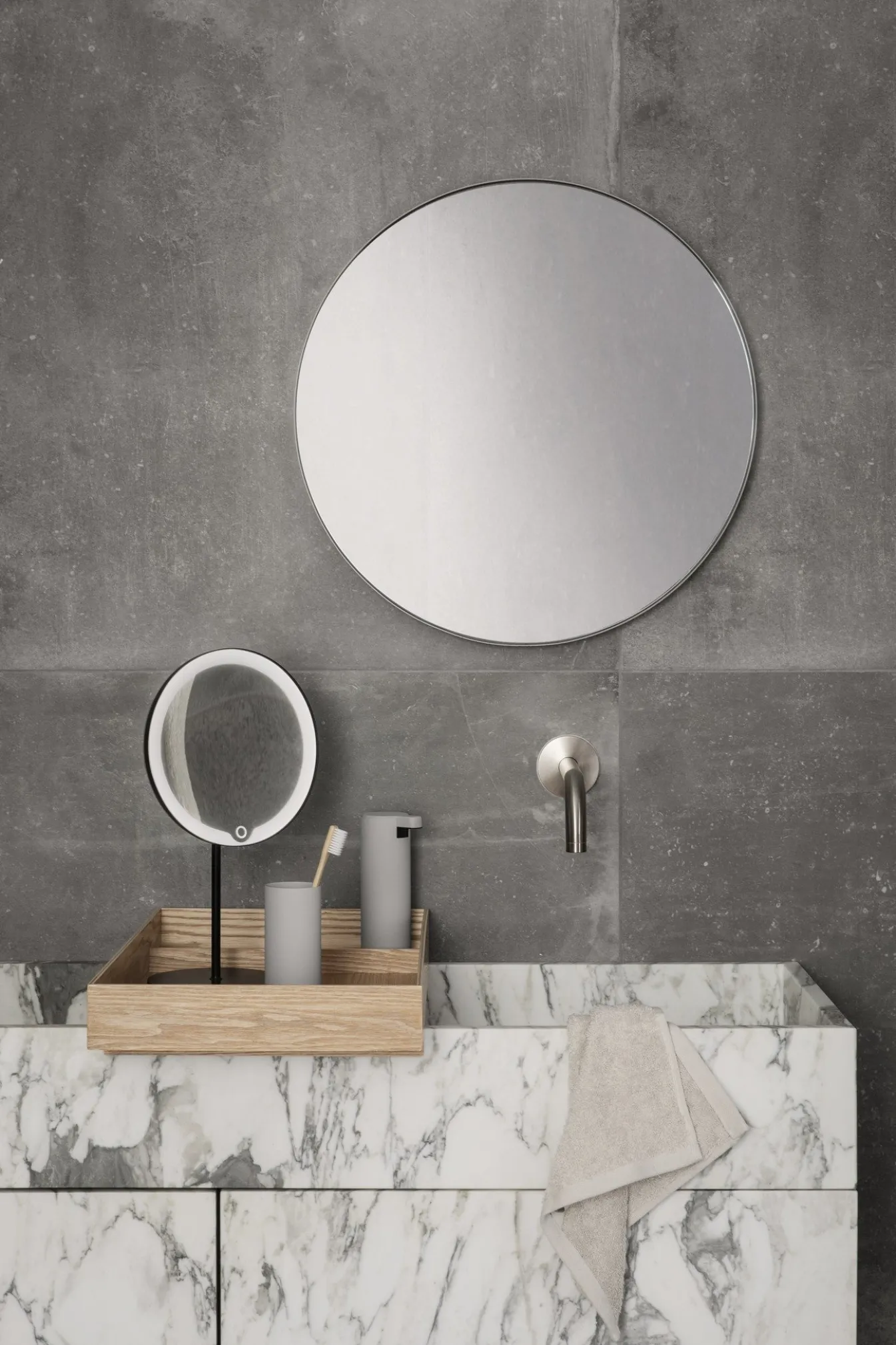 Sale Bath & Living Blomus MODO LED cosmetic mirror (66351) White