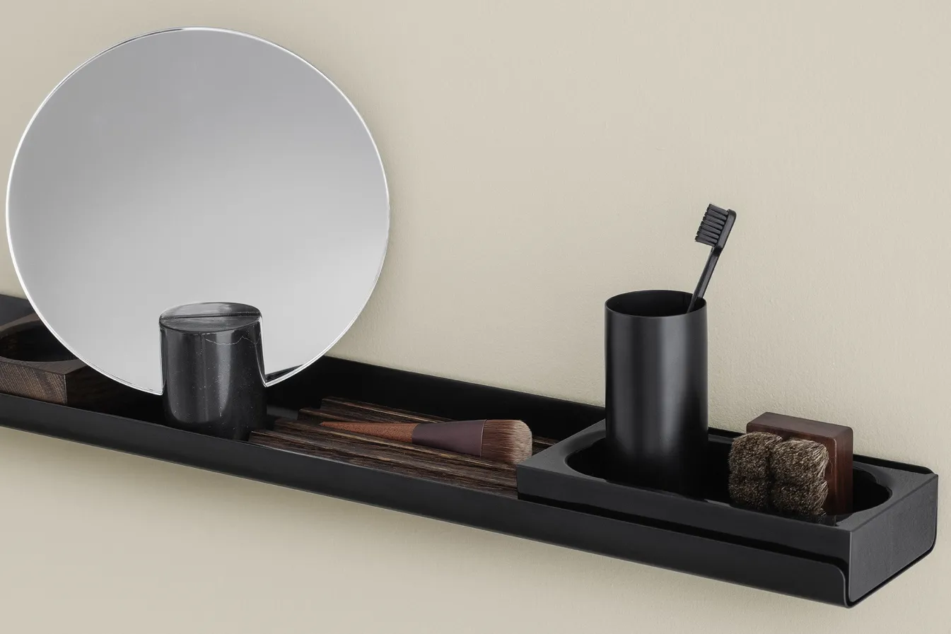 Clearance Bath & Living Blomus MODO wall shelf 51 cm (69205) Black