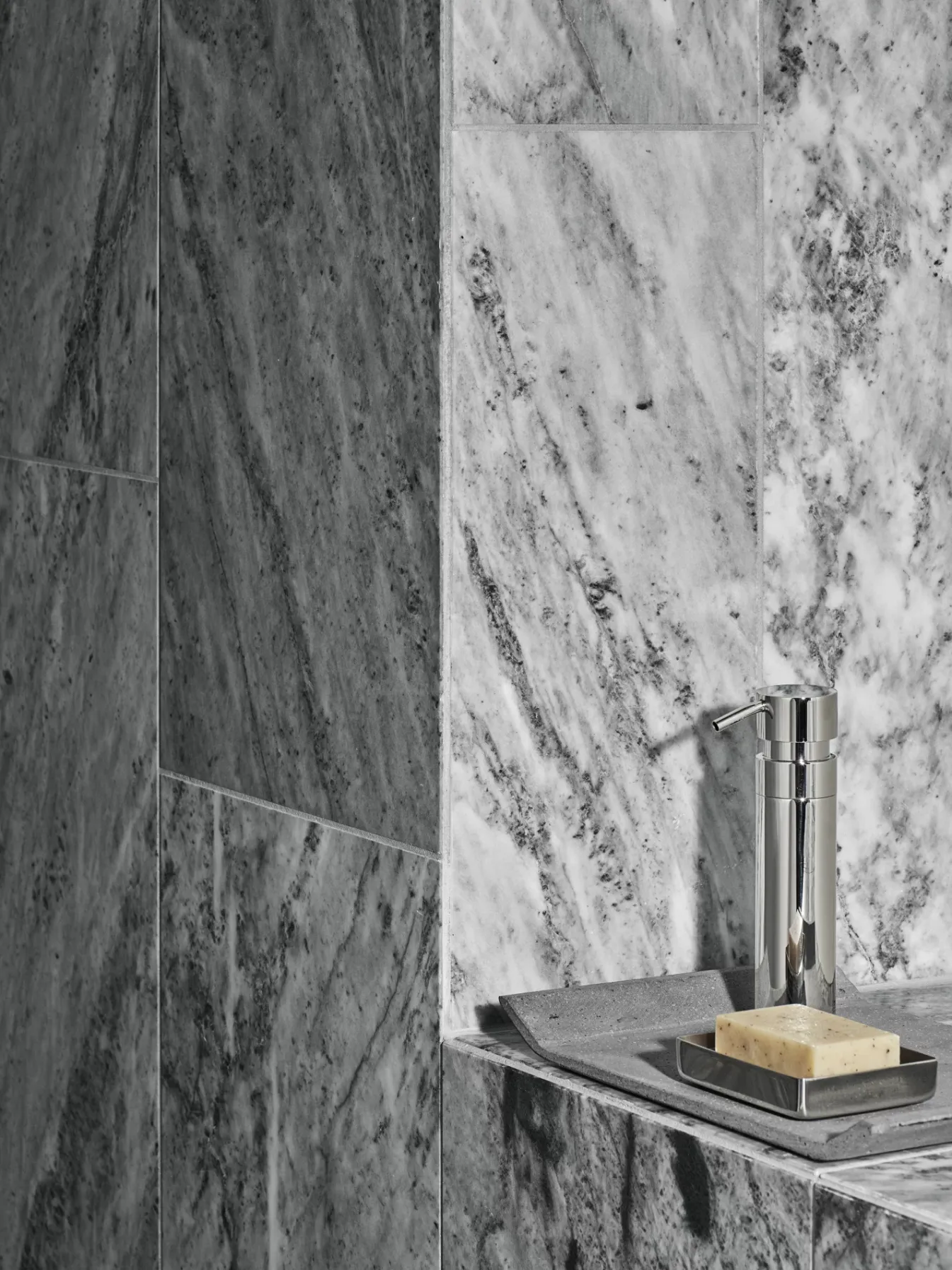 Hot Bath & Living Blomus MOON tray color Dark Gray (grey) Large DarkGrey