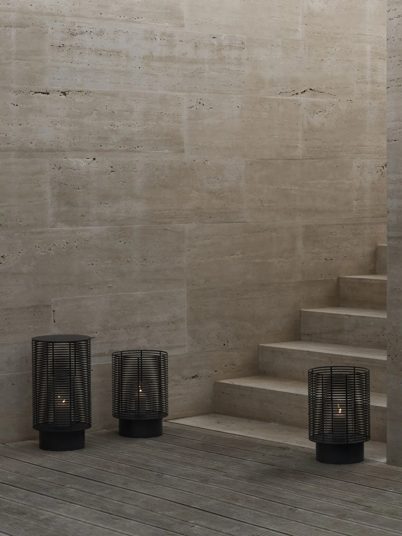 Sale Bath & Living Blomus OLEA lantern / lantern color (medium) 66664 Silver