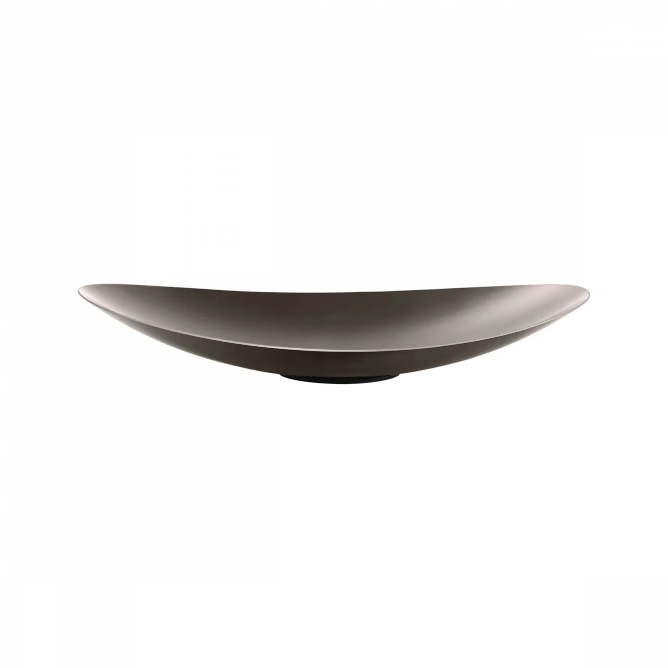 Best Bath & Living Blomus ONDEA bowl 34 cm color Burned Metal - 64479 DarkGrey