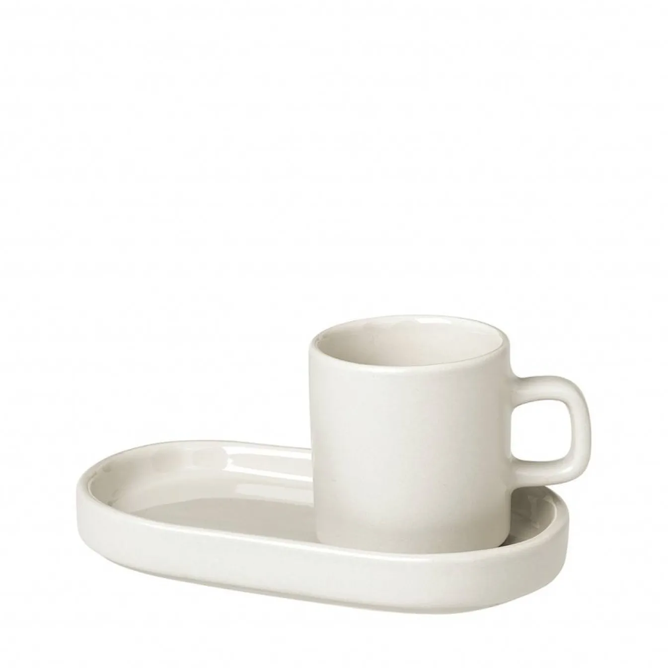 Sale Bath & Living Blomus PILAR 2 espresso cups 50 ml with saucer (63703) Moonbeam