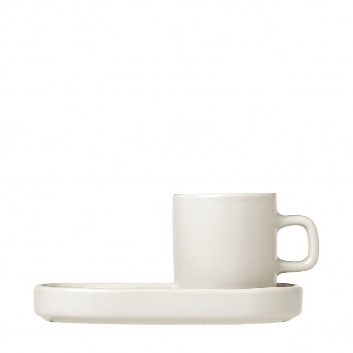 Sale Bath & Living Blomus PILAR 2 espresso cups 50 ml with saucer (63703) Moonbeam