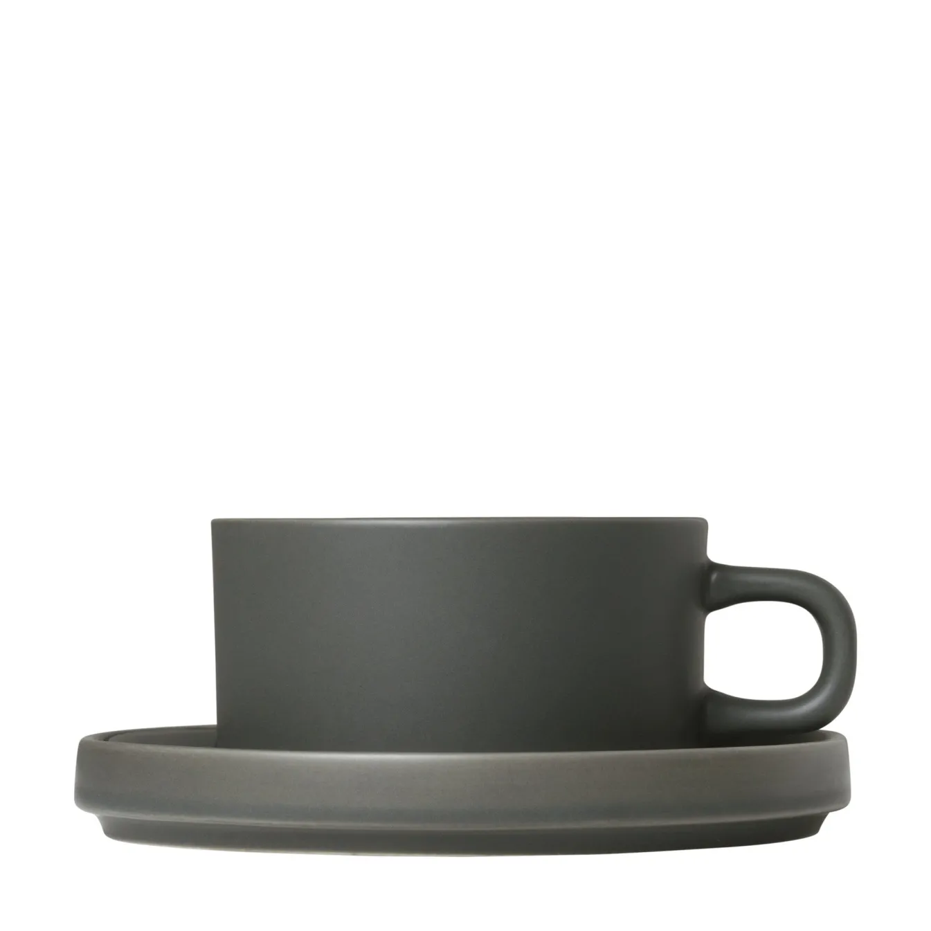 Clearance Bath & Living Blomus PILAR 2 tea cups 170 ml with saucer Agave Green (63910) AgaveGreen