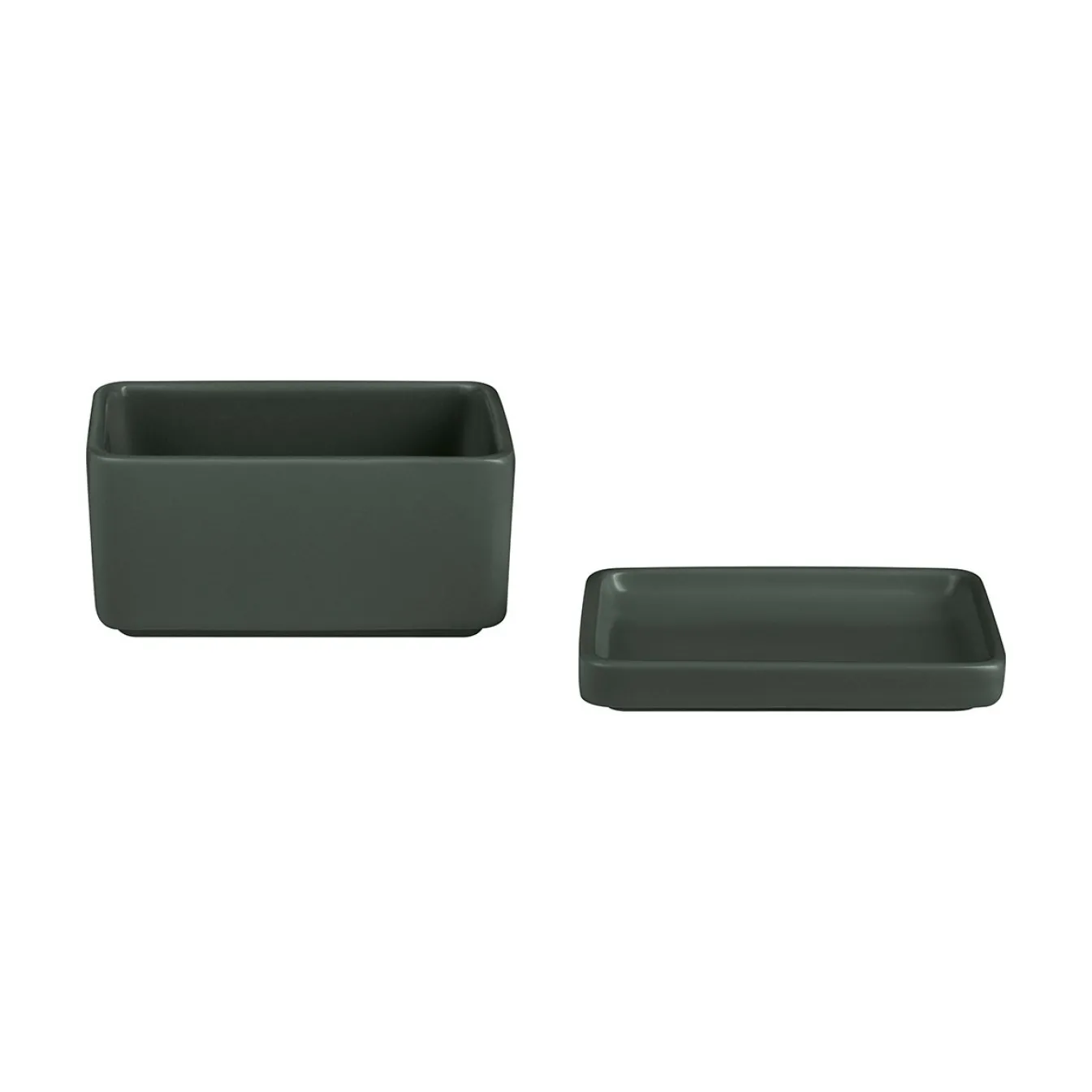 Fashion Bath & Living Blomus PILAR butter dish color Agave Green (64368) AgaveGreen