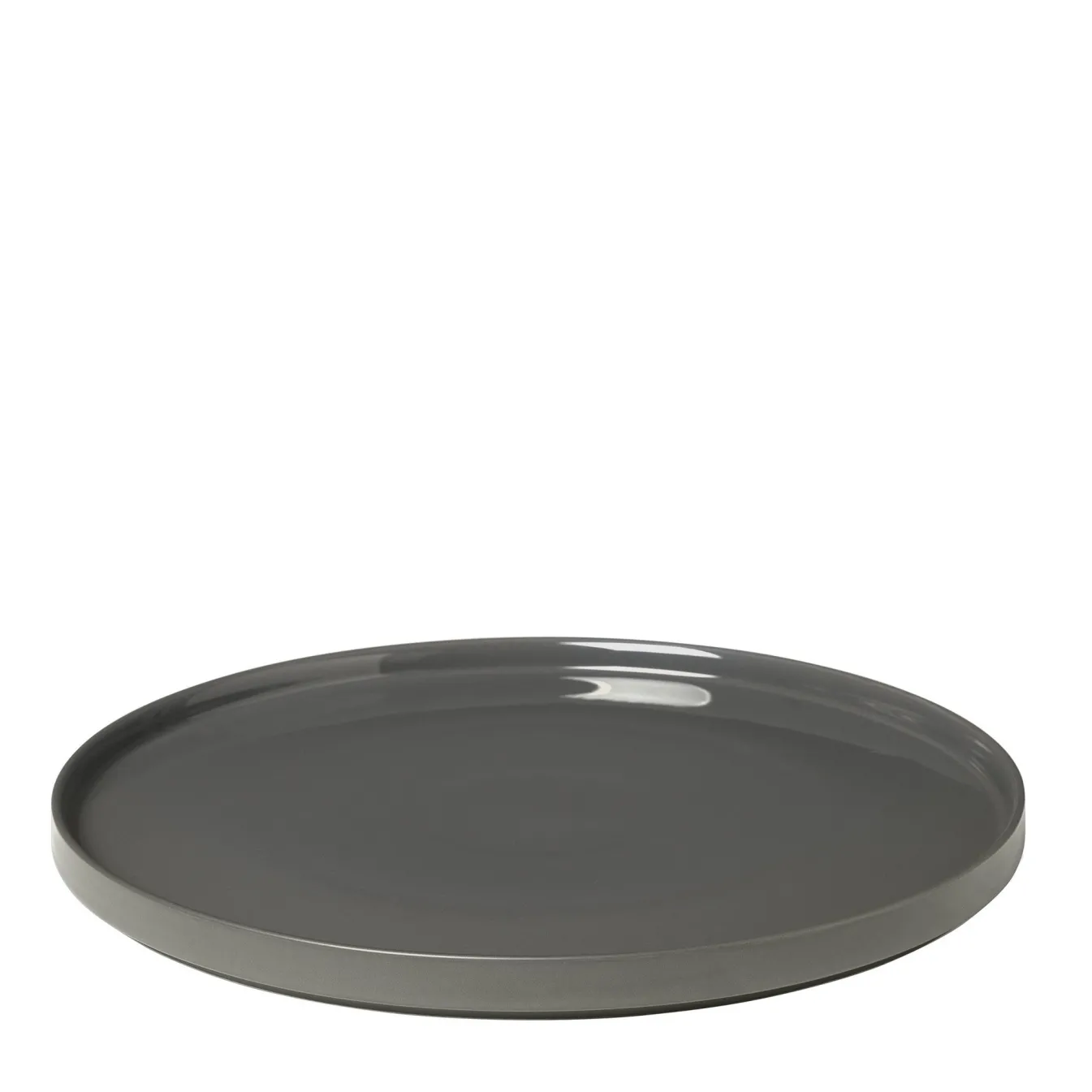 Sale Bath & Living Blomus PILAR flat plate / serving plate 35 cm color (63965) Pewter