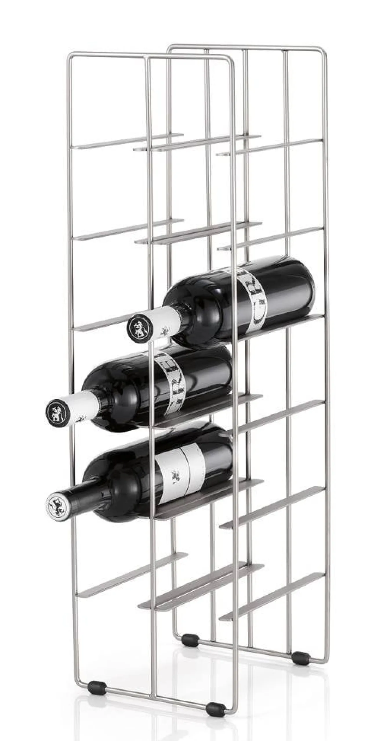 Online Bath & Living Blomus PILARE wine rack matt steel (68486) 12 bottles