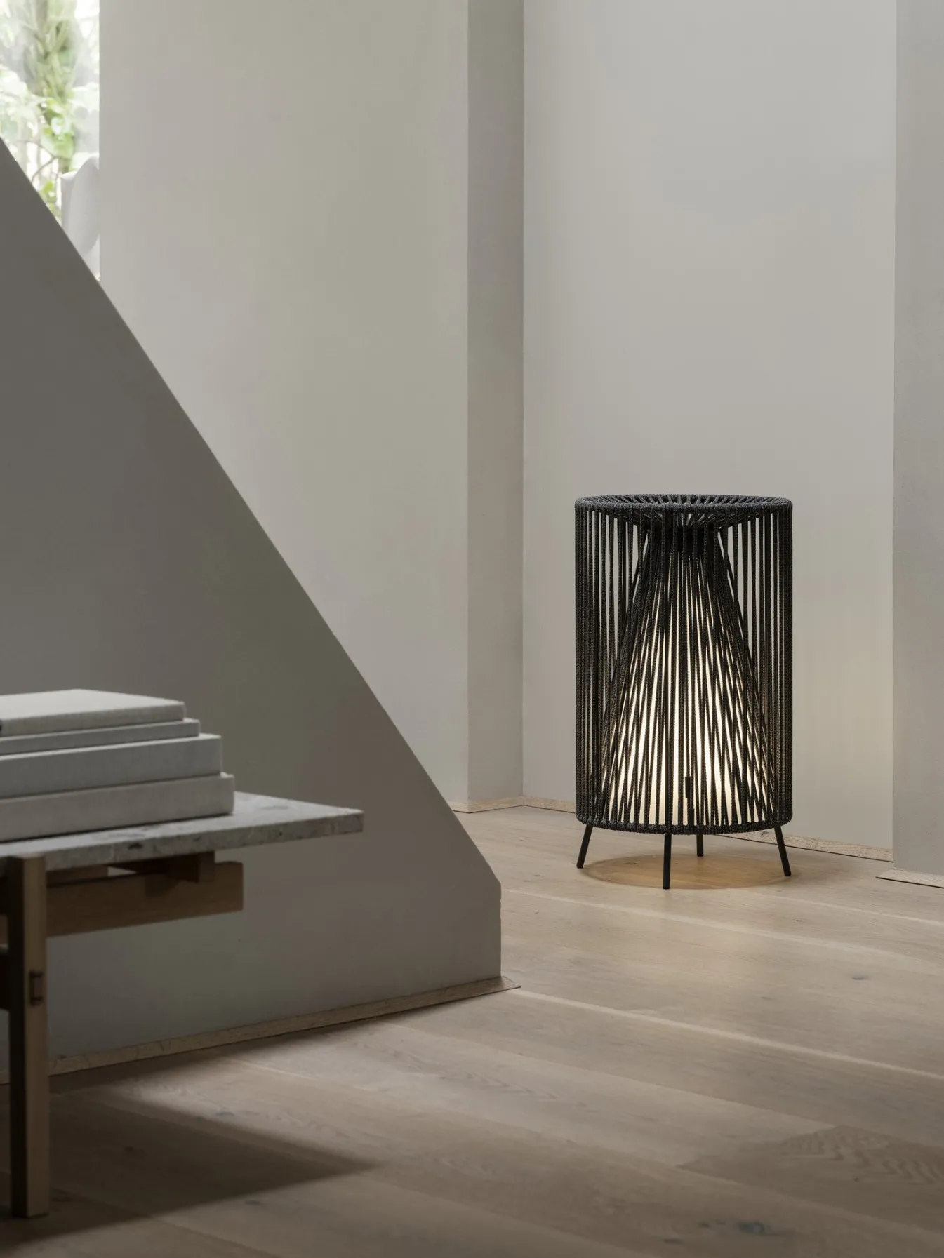 Hot Bath & Living Blomus ROPE floor lamp color - 66241 Coal