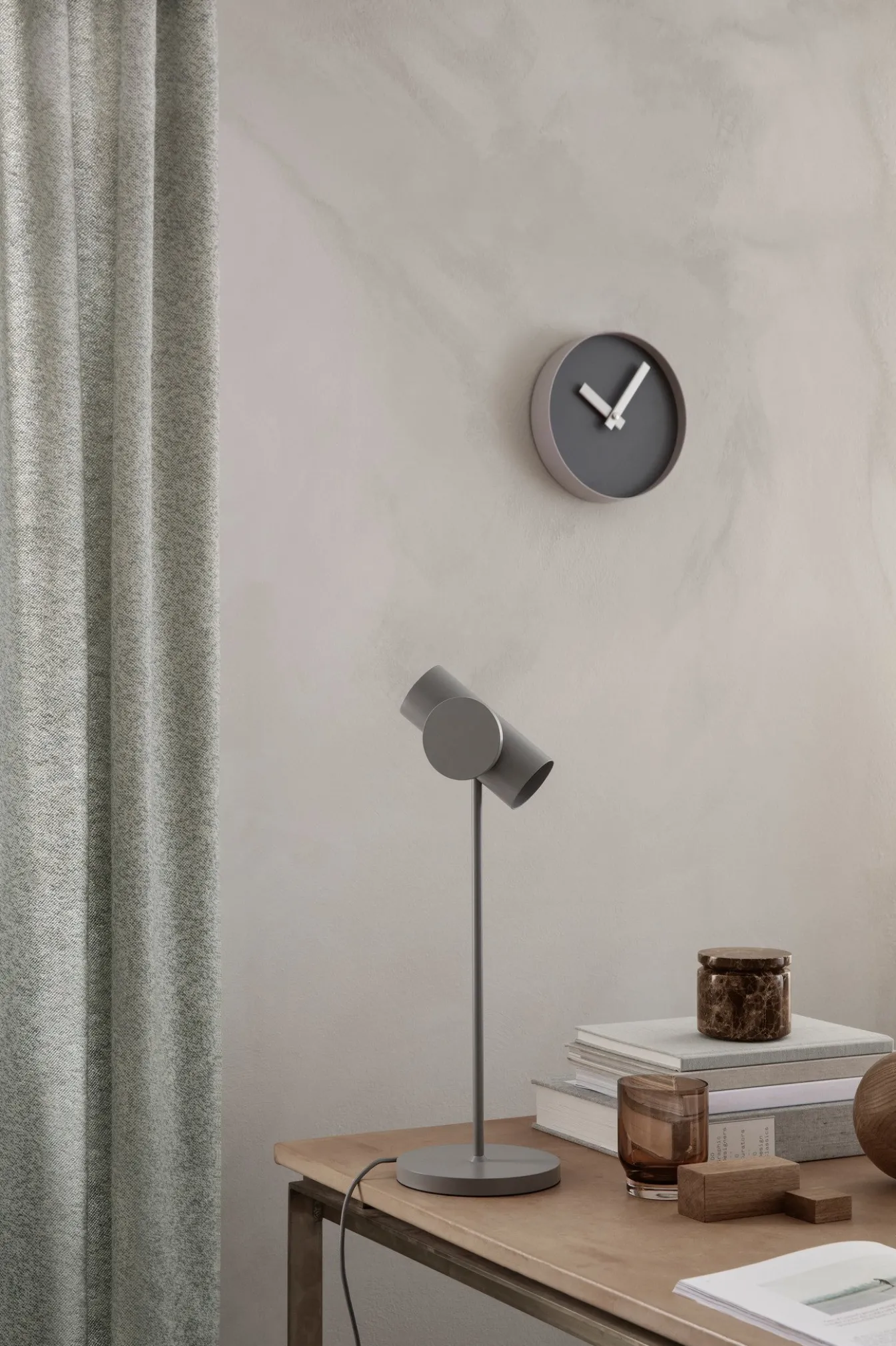 Hot Bath & Living Blomus STAGE table lamp Warm Gray (66182) height 44 cm