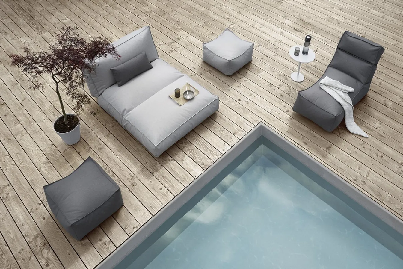 Best Bath & Living Blomus STAY cushion 45x45 cm color (62009) Stone