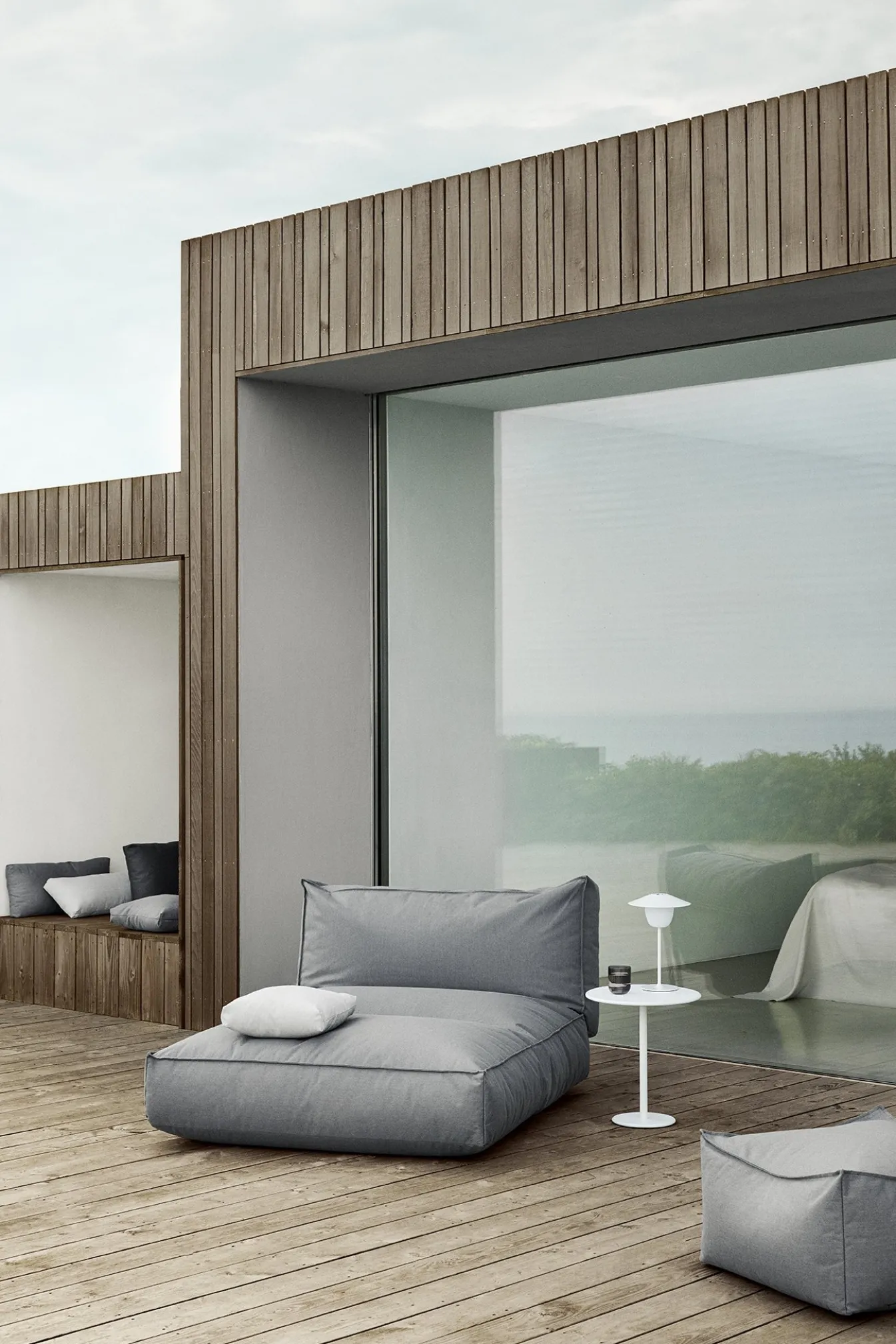 New Bath & Living Blomus STAY pouf color (62003) Stone
