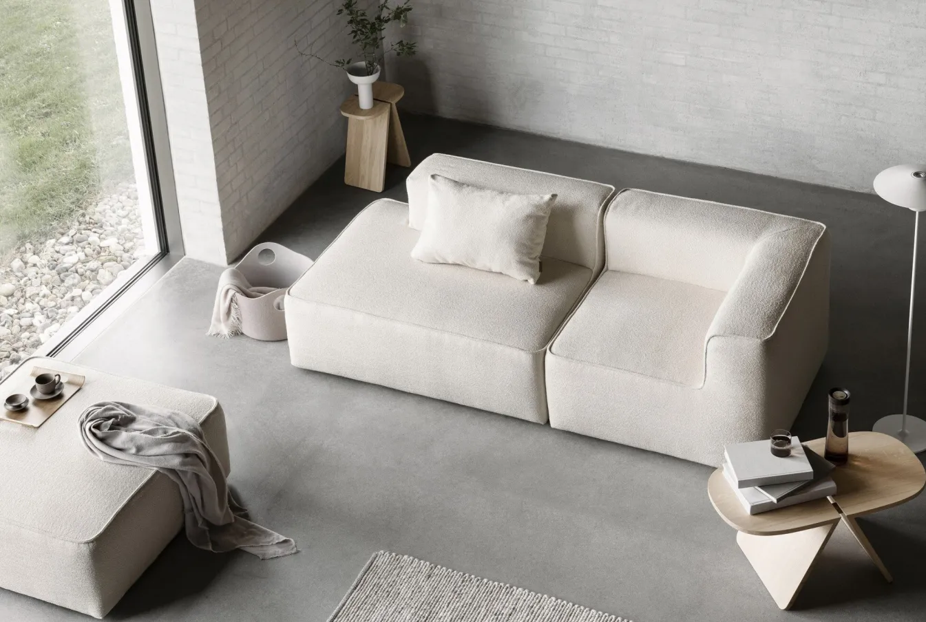 Store Bath & Living Blomus TASI sofa set - corner element right samplesavailableinstore