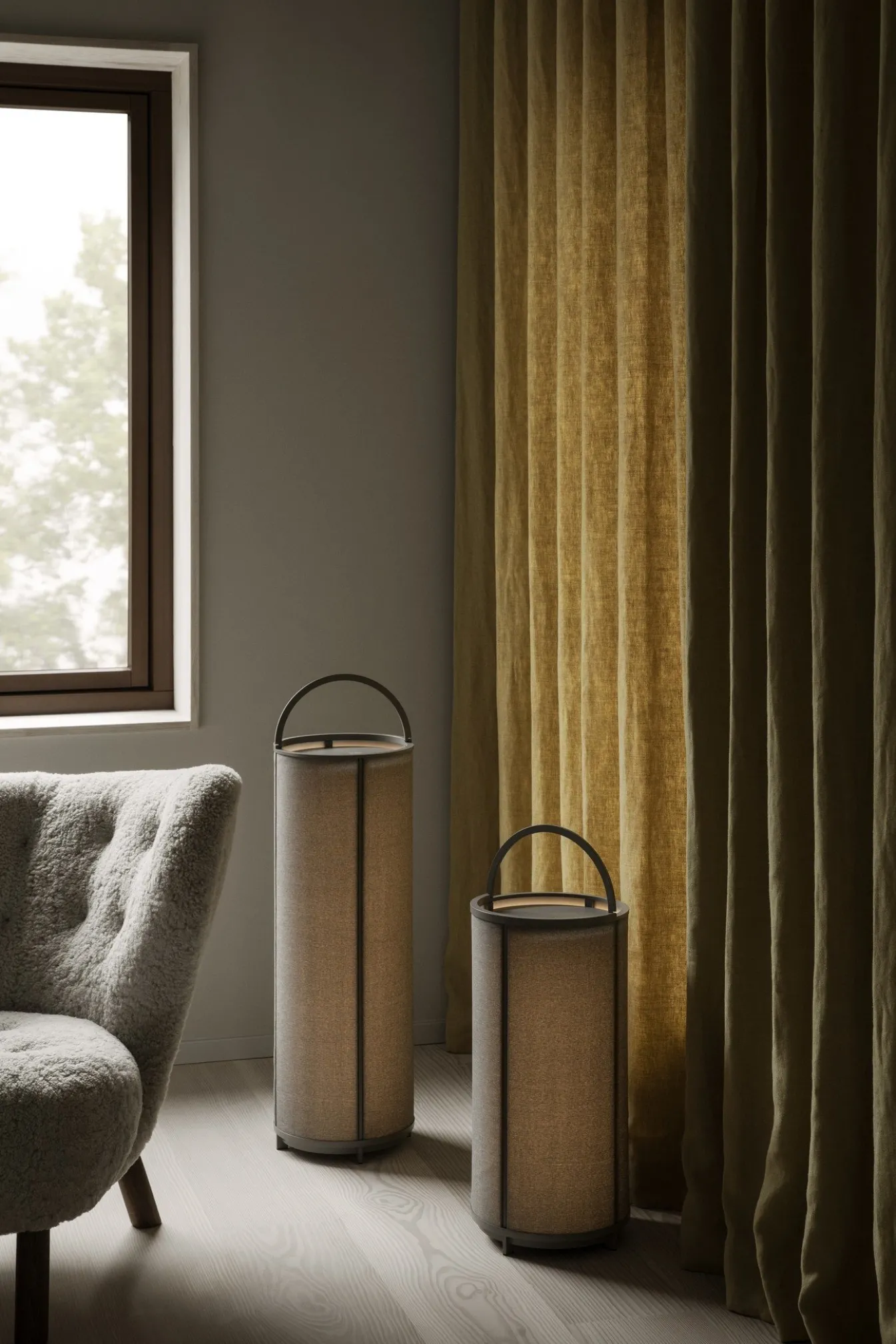 Best Sale Bath & Living Blomus TAWA floor lamp color (medium) 66201 Stone